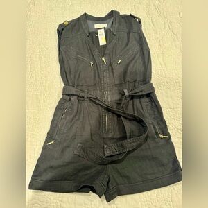 Anthropology romper black size XS